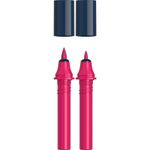 Schneider Paint-It 040 - pack de 2 cartouches de recharge Twin marker - 1 pointe ogive + 1 pointe pinceau - baies sauvages