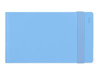 Agenda semainier - 1 semaine sur 2 pages - 14 x 8 cm - bleu cristal - Legami Colours Collection