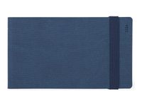 Agenda semainier - 1 semaine sur 2 pages - 14 x 8 cm - bleu galactique - Legami Colours Collection