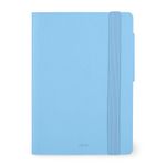 Agenda 1 jour par page - 9,5 x 13,5 cm - bleu cristal - Legami Colours Collection
