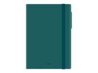 Agenda 1 semaine sur 2 pages - 15 x 18 cm - bleu pétrole - Legami Colours Collection