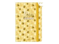 Agenda semainier - 1 semaine par page + 1 page de notes - 12 x 18 cm - abeille - Legami Photo Collection