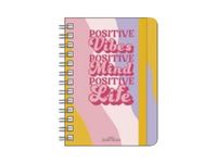 Agenda à spirale 1 semaine sur 2 pages - 8,5 x 13 cm - vagues - Legami