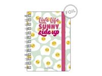 Agenda à spirale 1 semaine sur 2 pages - 8,5 x 13 cm - egg - Legami