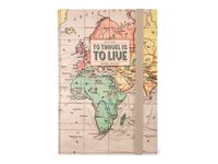 Agenda à spirale 1 jour par page - 8,5 x 13 cm - voyage - Legami