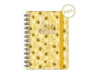 Agenda à spirale 1 jour par page - 8,5 x 13 cm - abeille - Legami