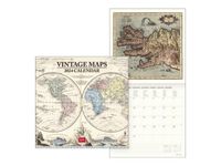 Legami - Calendrier mensuel 2024 - 30 x 29 cm - cartes anciennes
