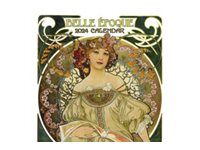 Legami - Calendrier mensuel 2024 - 30 x 29 cm - Belle Époque