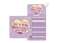 Legami - Calendrier mensuel 2024 - 30 x 29 cm - me and you