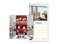 Legami - Calendrier mensuel 2024 - 30 x 29 cm - Londres