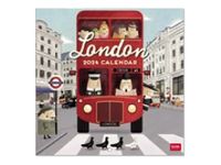Legami Special Edition - Calendrier 2024 - 18 x 18 cm - Londres