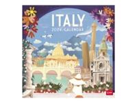 Legami Special Edition - Calendrier 2024 - 18 x 18 cm - Italie