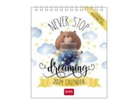 Legami Special Edition - Calendrier 2024 - 12 x 14,5 cm - aphorismes
