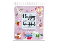 Legami Special Edition - Calendrier 2024 - 12 x 14,5 cm - vivre heureux