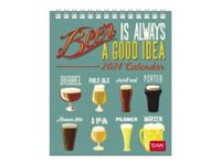Legami Special Edition - Calendrier 2024 - 12 x 14,5 cm - bière