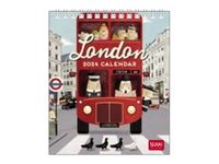 Legami Special Edition - Calendrier 2024 - 12 x 14,5 cm - Londres