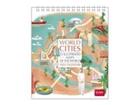 Legami Special Edition - Calendrier 2024 - 12 x 14,5 cm - villes du monde