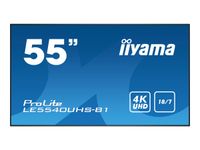 iiyama ProLite LE5540UHS-B1 - Ecran Led 55" - 4K - UHD (2160P) 3840 X 2160