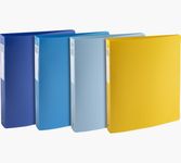 Exacompta BeeBlue - Classeur souple 4 anneaux - Dos 40 mm - A4 maxi - pour 275 feuilles - disponible dans différentes couleurs