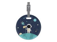 Color Pop - Porte-étiquette pour sac enfant - Diamètre 7.5 cm - Différents motifs disponibles