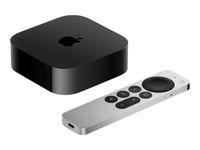 Apple TV 4K (Wi-Fi + Ethernet) 3e gén - Lecteur AV - 128 Go - 4K UHD (2160p) - 60 pi/s - HDR