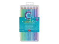 Legami Live Colourfully - 12 crayons de couleur - couleurs assorties