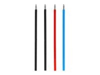 Legami - Pack de 4 recharges pour stylo effaçable - noir, rouge, bleu