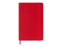 Moleskine Classic collection - cahier de notes - 9 x 14 cm - ligné - rouge