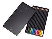 Moleskine - 12 crayons de couleur aquarellable - couleurs assorties