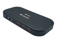 i-Tec - station d'accueil - Thunderbolt 3 - HDMI, Thunderbolt - GigE