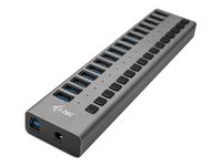 i-Tec USB 3.0 Charging HUB - Hub - 16 x SuperSpeed USB 3.0 - de bureau