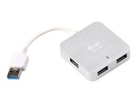 i-Tec USB 3.0 Metal Passive HUB - Hub - 4 x SuperSpeed USB 3.0 