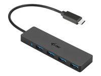 i-Tec - Hub - 4 x SuperSpeed USB 3.0 - de bureau