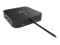 i-Tec USB-C  - Station d'accueil - USB-C / Thunderbolt 3 - 2 x DP - GigE