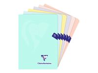 Clairefontaine Mimesys Pastel - Cahier polypro 14,8 x 21 cm - 96 pages - Petits carreaux (5x5 mm) - Disponible dans différentes couleurs
