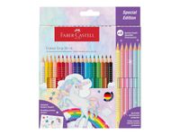 Faber-Castell - 24 crayons de couleur - Edition Colour GRIP