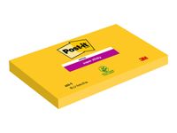 Post-it - 12 Blocs notes Super Sticky - jaune jonquille - 76 x 127 mm