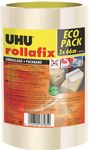 UHU - Pack de 3 rubans adhésifs d'emballage - 50 mm x 66 m - transparent