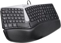 We - Clavier ergonomique filaire avec repose poignet - noir