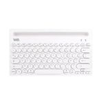 We - Clavier Bluetooth universel avec fonction support pour tablette/smartphone - blanc