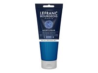 Lefranc Bourgeois - Peinture acrylique - teinte bleue céruléen - 200 ml
