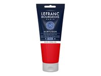 Lefranc Bourgeois - Peinture acrylique - rouge vermillon - 200 ml