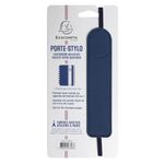 Porte-stylo Denim avec élastique - 3,5 x 15,5 cm - Bleu - Exacompta
