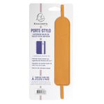 Porte-stylo Denim avec élastique - 3,5 x 15,5 cm - Moutarde - Exacompta
