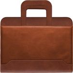 Ontario - conférencier a4 zippé - camel - poignée