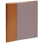 Agenda spiralé Denim Eurotime 27S - 1 semaine sur 2 pages - 21 x 27 cm - marron clair - Exacompta