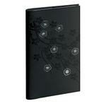 Agenda de poche spiralé Sakura Lady 16S - 1 semaine sur 2 pages - 9 x 16 cm - noir - Exacompta