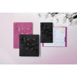 Agenda Sakura Lady 20 - 1 semaine sur 2 pages - 15 x 21 cm - noir - Exacompta