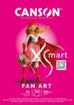 Canson Xsmart - Bloc dessin fan art - 20 feuilles - A4 - 250 gr