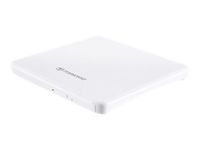 Transcend 8X DVDS-W - Lecteur graveur de DVD±RW (±R DL)/DVD-RAM - USB 2.0 - blanc